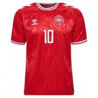 Denmark Christian Eriksen #10 Replica Home Shirt Euro 2024 Short Sleeve